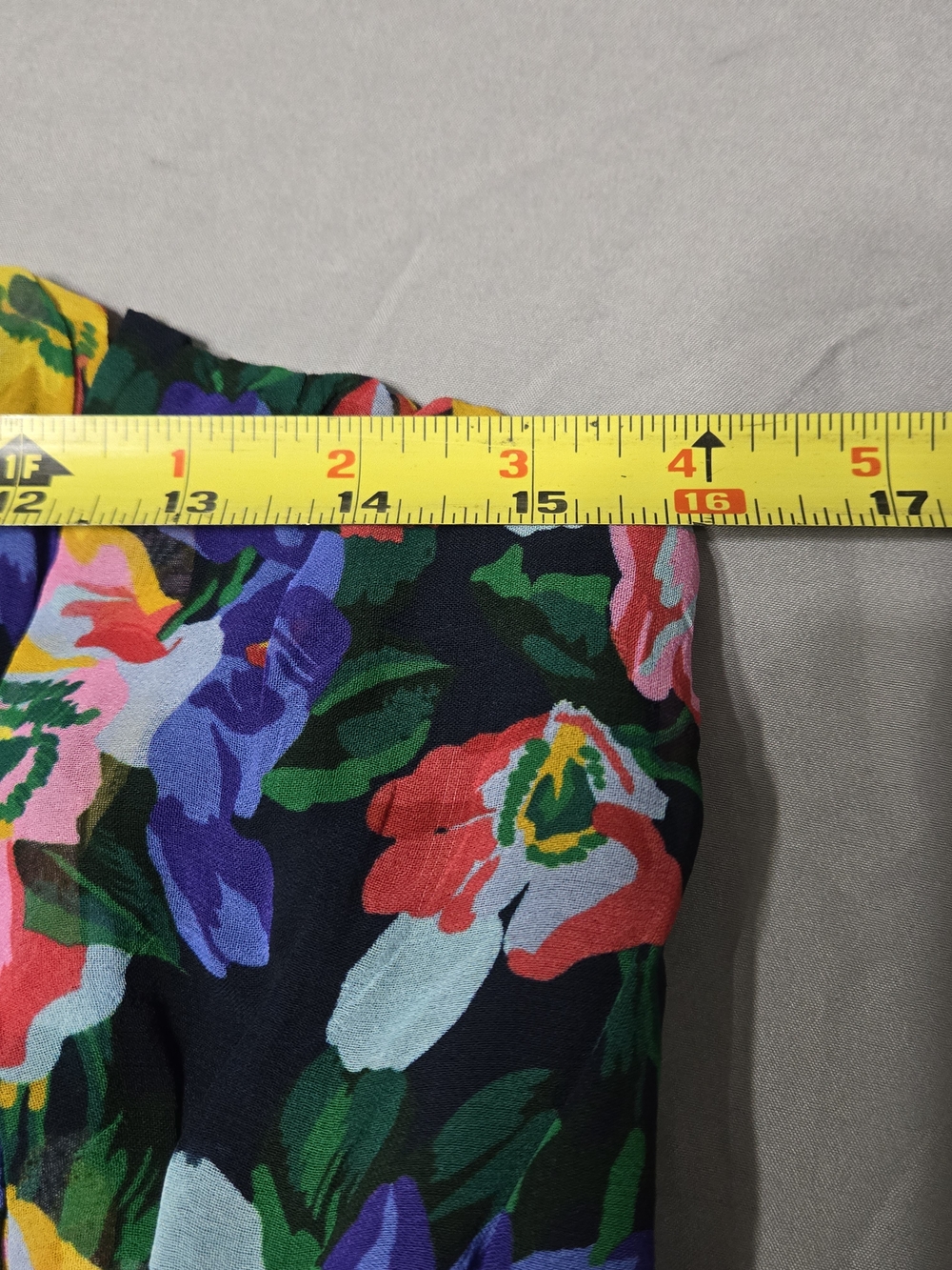 Anthropologie Sz M The Somerset Strapless Maxi Dress Floral Tiered Chiffon - Picture 7 of 9